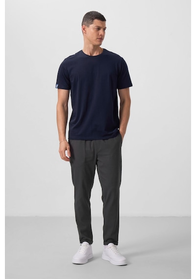 Tommylife Standart Fit Basic O Yaka 3lü Paket Lacivert Erkek T-shirt 87911 Lacivert