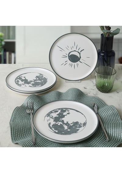 Black Shadow Nordic Pasta Tabağı 22 Cm 4 Adet 22981-82 Çok Renkli