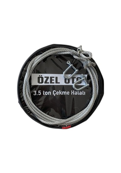 Çelik Çeki Halatı Izoleli Oto Çekme Halatı 3,5 Ton