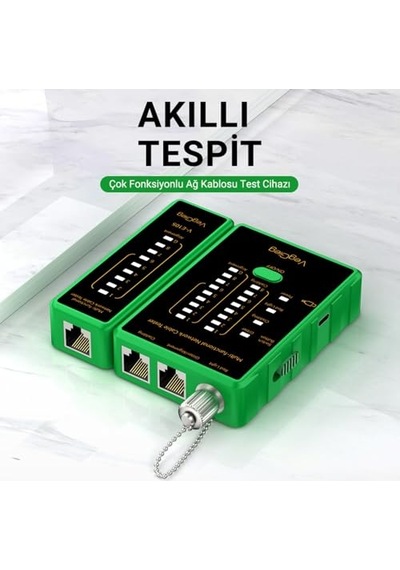 Fonksiyonel Fiber Optik Network Ethernet Ağ Kablo Test Cihazı