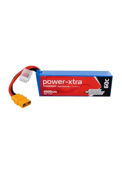 Power-xtra Px4000wb4s - 4s1p - 14.8v 4000 Mah Li-polymer Pil - 60c