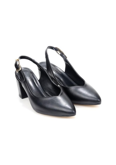 Pisagor Ps-32480 6 Cm Topuklu Kadın Stiletto Ayakkabı siyah