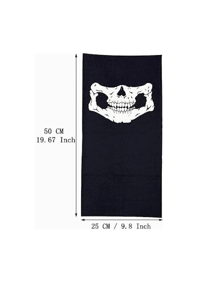 Motorcu Boyunluk Baf Buff Bandana 25x48 Cm Model 7 Çok Renkli
