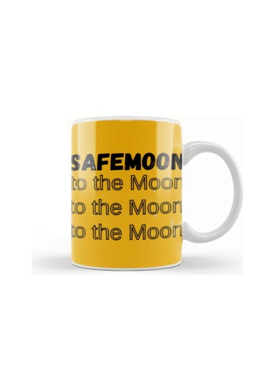 Safemoon To The Moon Kupa Bardak Porselen Karışık