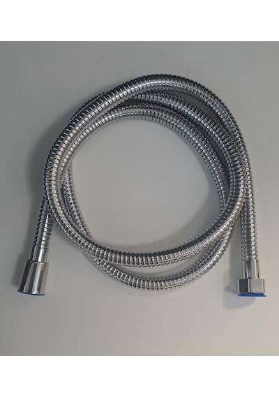 Spiral Duş Hortumu 360 Derece Lüx Çelik Örgülü Metal Somunlu 150 - 170cm