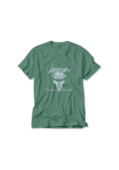 Venom Black Metal Silver Yeşil Tişört