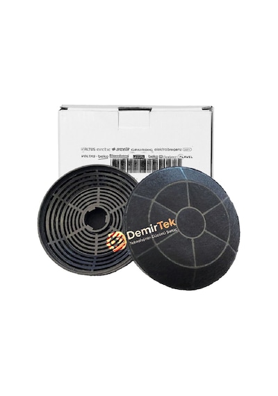 Arçelik Ade 606-3 S Davlumbaz Aspiratör Için Uyumlu Karbon Filtre Güçlü Koku Giderici 2 Li Set