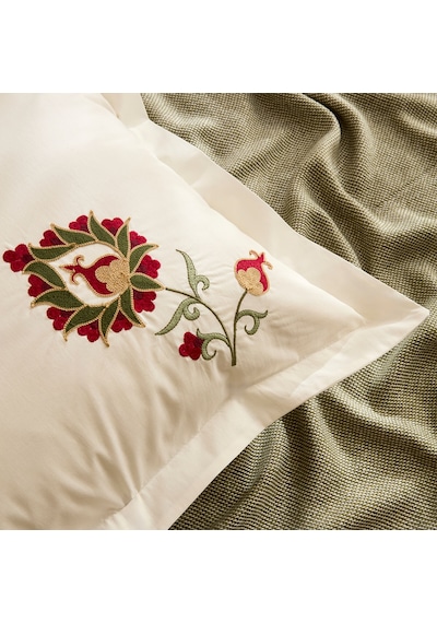 Karaca Home Zenyra Çift Kişilik Nakışlı Nish Set Mutlicolor Renkli