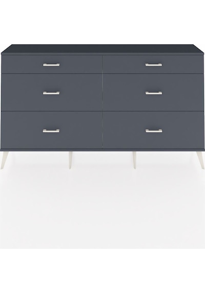 Arges Konsol 6 Çekmeceli 176x30x99 Aytaşı-antrasit Aytaşı-antrasit