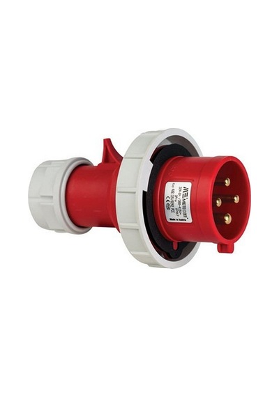 METE ENERJİ 406110V 4X32A. Ip67 Düz Fiş (Vidalı Bağ.)