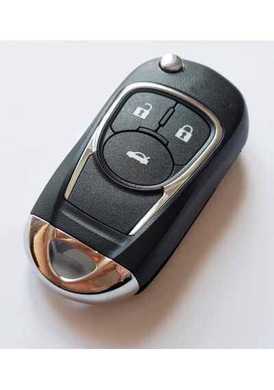 Opel Uyumlu 3 Tuşlu Yeni Nesil Dönüşüm Anahtar Kumanda Kabı Damla Logolu