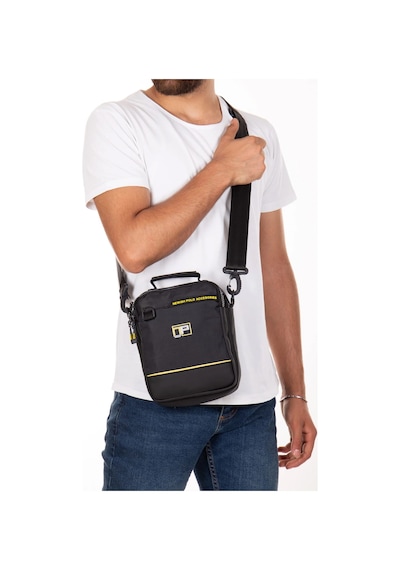Newish Polo Toledo Erkek Omuz Çantası -qatro 2303 Siyah Sarı Sarı - Siyah