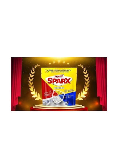 Asperox Sparx Diamond Bulaşık Makinesi Tableti 60'lı