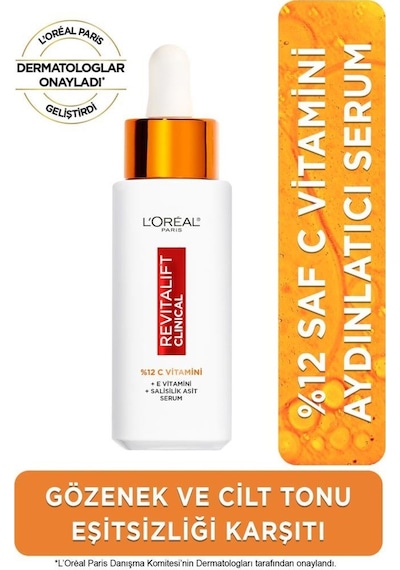 L'Oréal Paris Revitalift Clinical C Vitamini Aydınlatıcı Serum 30 ML + Revitalift Filler Aydınlatıcı Göz Serumu 30 ML