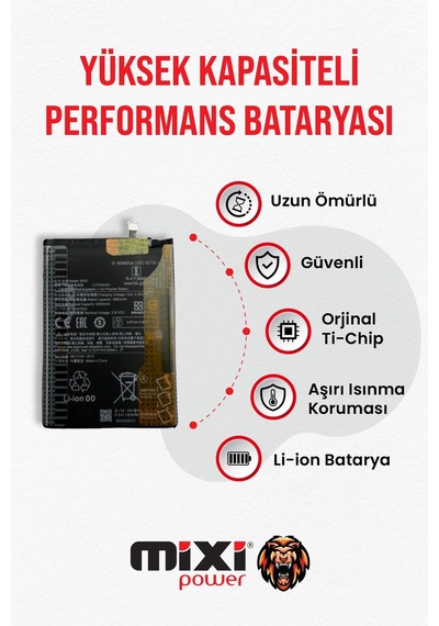 Xiaomi Redmi 10 / 10 Pro / 10 Prıme Uyumlu Tam Kapasite Batarya