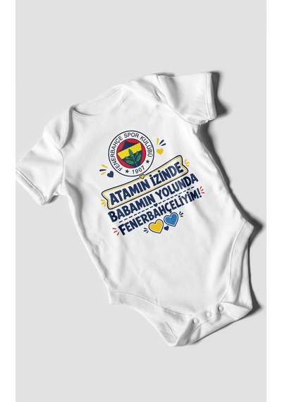 Morivokids Babaya Özel Kısa Kollu Bebek Body %100 Pamuk Zbn275-kk Beyaz