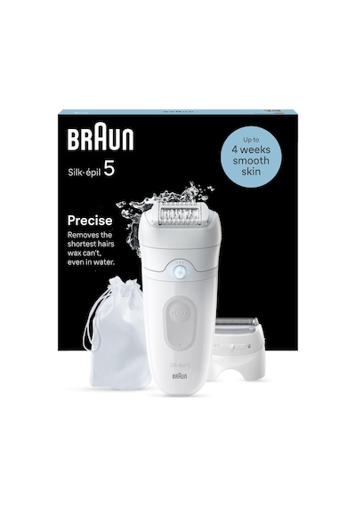 Braun Silk-épil 5 Kadınlar İçin Epilatör, Kolay Epilasyon Ve İpeksi Pürüzsüz Bir Cilt İçin Kuru Ve Islak Tıraş Makinesi, Bayan Tıraş Makinesi, Su Geçirmez - Dahil. Tıraş Aparatı Ve Düzeltici Aparatı - 5-041, Beyaz/gri Braun Silk-épil 5 Kadınlar İçin Epilatör, Kolay Epilasyon Ve İpeksi Pürüzsüz Bir Cilt İçin Kuru Ve Islak Tıraş Makinesi, Bayan Tıraş Makinesi, Su Geçirmez - Dahil. Tıraş Aparatı Ve Düzeltici Aparatı - 5-041, Beyaz/gri