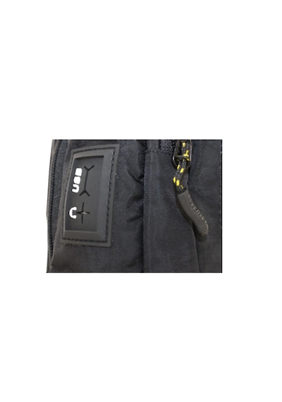 Ogdo - Tek Omuz Askılı Krinkle Sırt - Göğüs Çantası - Body Bag - 4925 Siyah