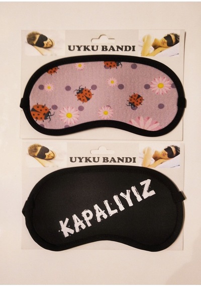 Bi Dünya Saat Aksesuar 2 Li Uyku Bandı Eğlenceli Figürlü Her Yaşa Uygun Renkli - 240001268 Renkli