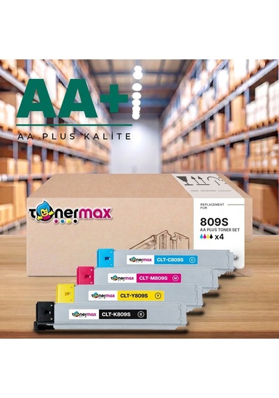 Samsung Clt-809s Cmyk Uyumlu Toner Seti Aa Plus / Clx-9201 / Clx-9251 / Clx-9301 / Clt-k809s / Clt-c809s / Clt-m809s / Clt-y809s