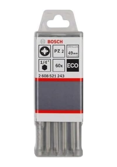 Eco Vidalama Ucu Pz2 49mm, 60 Adet