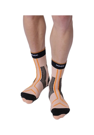 X-bıonıc X-bionic X-socks Trailrun Terraskin Expert Crew Unisex Turuncu Koşu Çorabı Fpxb