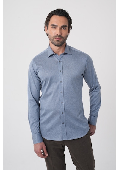 Bisse Platinium Pamuk Regular Fit Gri Erkek Gömlek Pltg025 D55 Gri