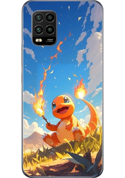 Xiaomi Mi 10 Lite Uyumlu Şeffaf Kılıf Pokemon 5 Tasarımlı