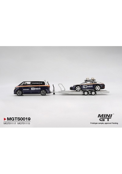 1:64 Ölçek Mini Gt Porsche 911 Dakar 718 Volkswagen Id Buzz Porsche Diecast Metal Minyatür Model Araba 5cm