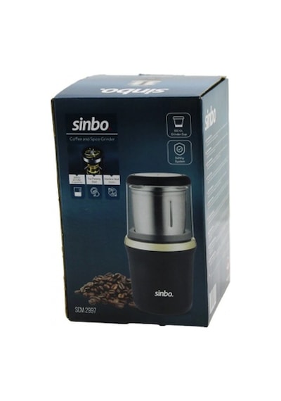 Kahve - Baharat Öğütücü Çelik Bıçak - Öğütme Haznesi 100gr 200w Bas Çalıştır Kapak Mika Kristal Pls Çok Renkli