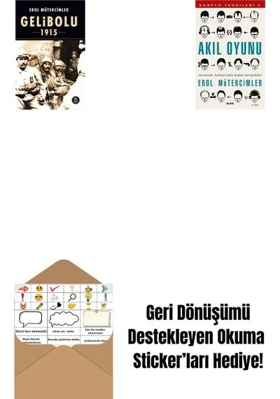 Gelibolu 1915 + Akıl Oyunu + Okuma Sticker'ları