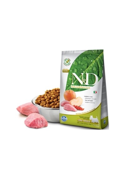 N&D Prime Tahılsız Yaban Domuzlu Elmalı Küçük Irk Yetişkin Köpek Maması 7 KG