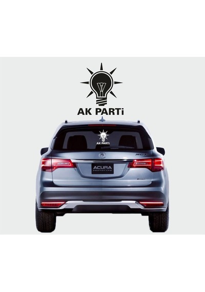 Akp Logo Oto Özel Yeni Sticker 23 27 Cm