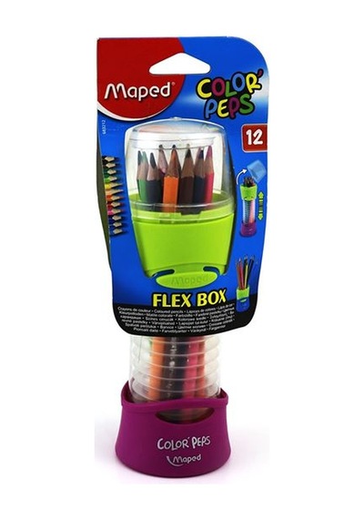Maped 12 Renk Kuru Boya Flex Box 683212