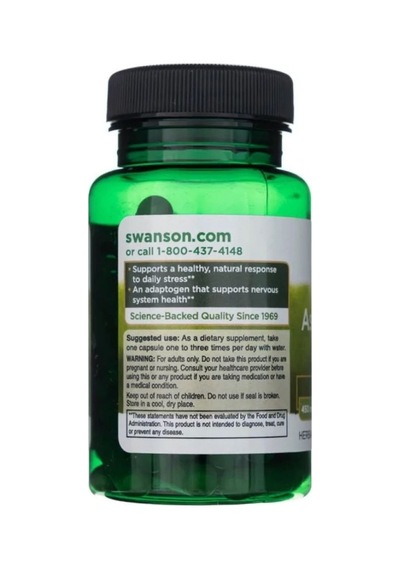 Swanson Ashwa-gandha 450 Mg 60 Capsules