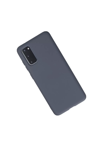 Newface Samsung Galaxy S20 Kılıf Nano İçi Kadife Silikon - Gri