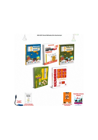 Çanta 8. Sınıf Lgs Tüm Dersler 177 5 Kitap Seti