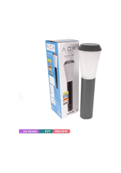 ACK Comet 500 - E27 Bahçe Aydınlatma Armatürü 50cm Diğer