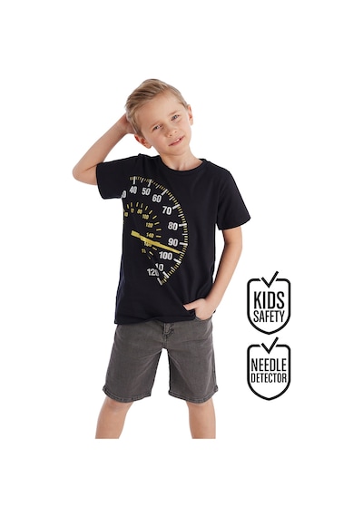 Fast Erkek Çocuk T-shirt Denim Şort Takım