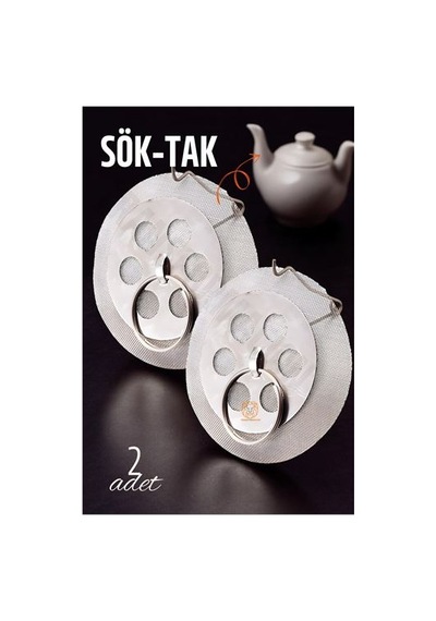 Sök-tak Demlik İçi Çay Filtresi Çay Süzgeci 2 Adet 721303 Paslanmaz Çelik