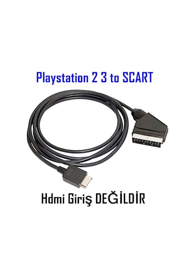 Playstation 2 3 Rgb Scart Tv Kablosu Ps2 Ps3 Tv Bağlantı Kablosu