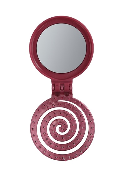 Proco Proco Beauty Makaron Metalik - Üç Boyutlu 3d Esnek Aynalı Çanta Boy Saç Fırçası - Compact Detangler 13404692