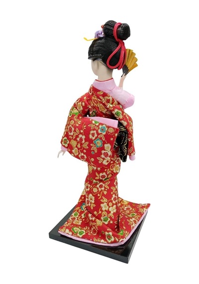 Japon Kimonolu Geyşa Bebek Kabuki Biblo 30 Cm No.23 Anime