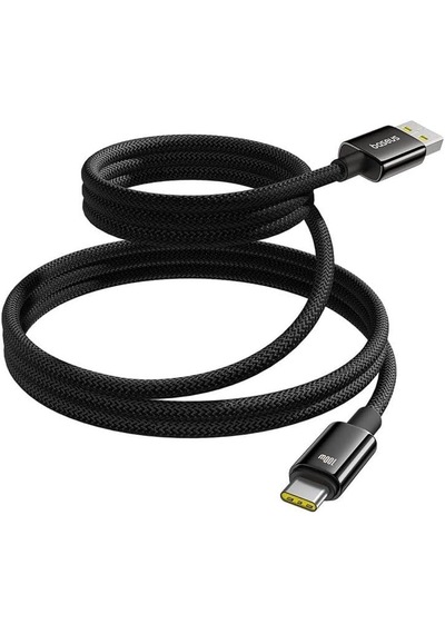 Baseus Tungsten Gold Manyetik Usb-c Kablo 100w Siyah,1 Metre 100 Cm
