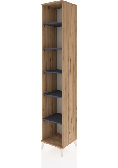 Hyperion Dolap 6 Raflı 44x44x243 Çam-antrasit Atlas Çam Hyperion Dolap 6 Raflı 44x44x243 Çam-antrasit Atlas Çam
