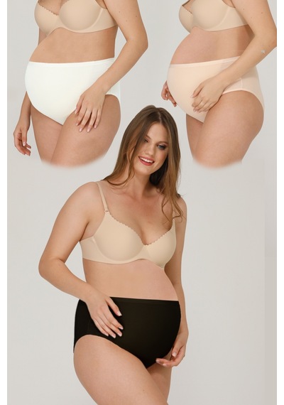 Parlingerie 3lü Hamile Külot Karışık Renk Çok Renkli