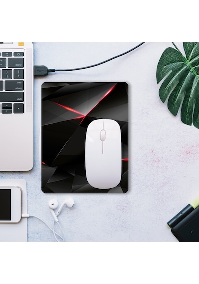 Sonictouch Siyah Kaydırmaz Gaming Oyuncu Masaüstü Dikişsiz Mouse Pad/ped Mouse Altlığı 17x21cm