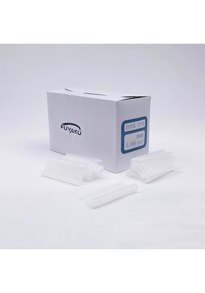 Fuyaku 25 Mm Hook Pin Açık Kanca Kılçık Etiketleme Plastiği Şeffaf 5.000 Adet