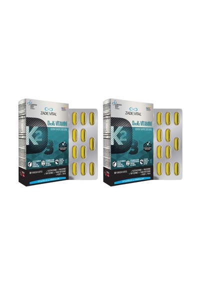 Zade Vital D3 K2 Vitamini 30 Kapsül 2 Adet