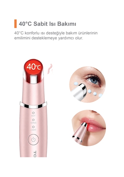 Touchbeauty Tb1980k Çok Fonksiyonlu Göz Çevresi Bakım Cihazı / Isı, Sonik Titreşim Ve Işık